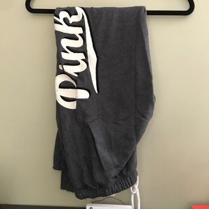 Grey Pink sweatpants